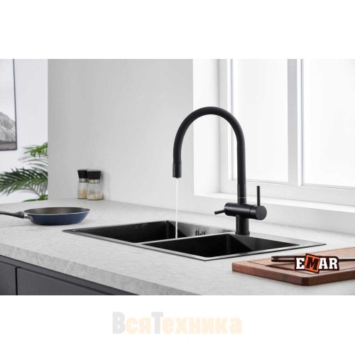 Смеситель EMAR ЕС - 3015 Black