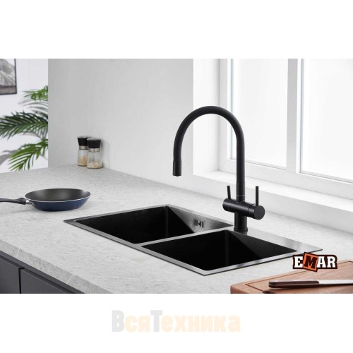 Смеситель EMAR ЕС - 3015 Black