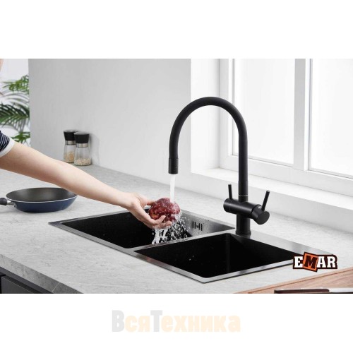 Смеситель EMAR ЕС - 3015 Black