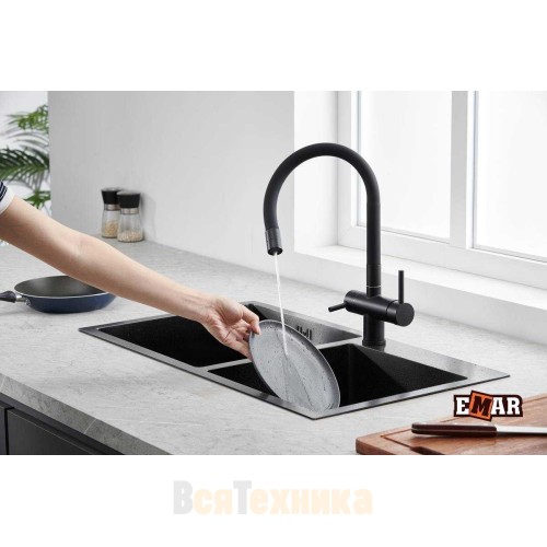 Смеситель EMAR ЕС - 3015 Black