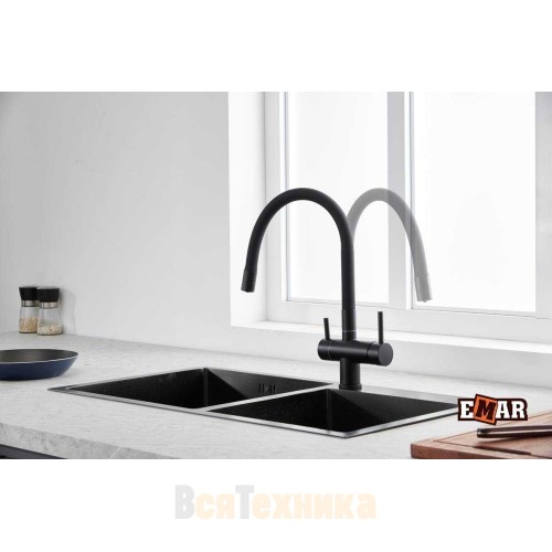 Смеситель EMAR ЕС - 3015 Black