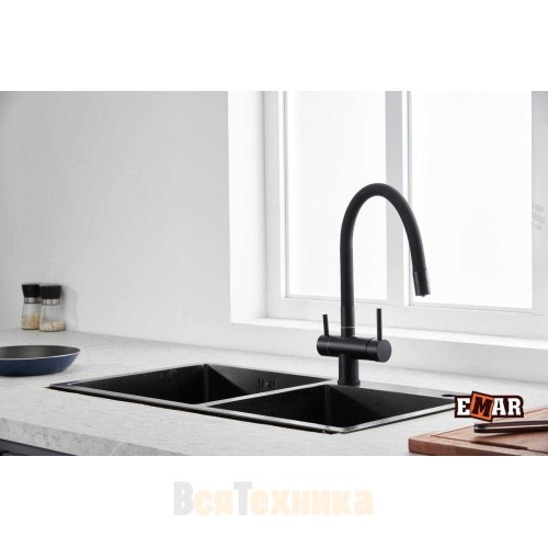 Смеситель EMAR ЕС - 3015 Black
