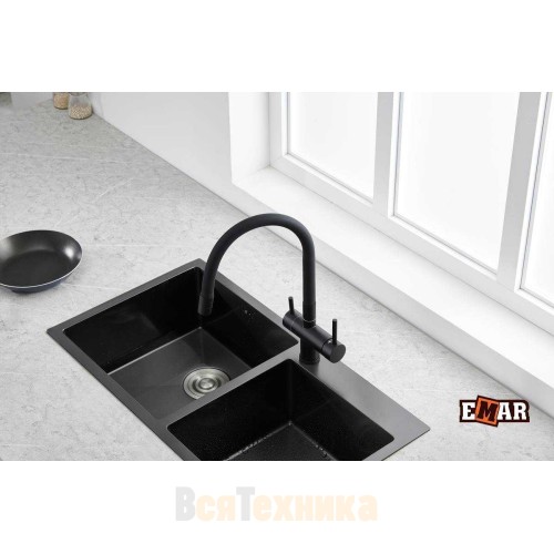 Смеситель EMAR ЕС - 3015 Black