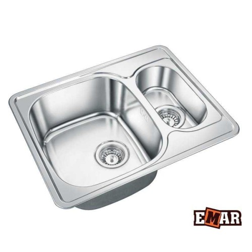 Маленькая мойка с двумя чашами EMAR 5948