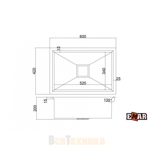 Мойка EMAR EMB-129A