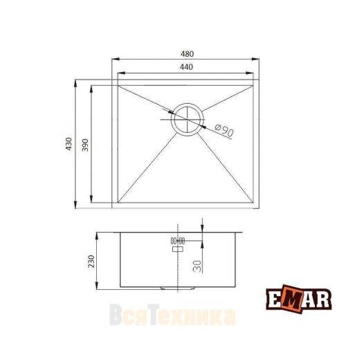 Мойка EMAR EMB-114