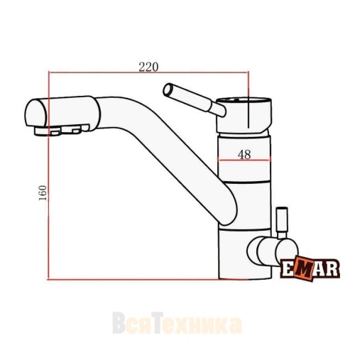 Смеситель EMAR EC-3008