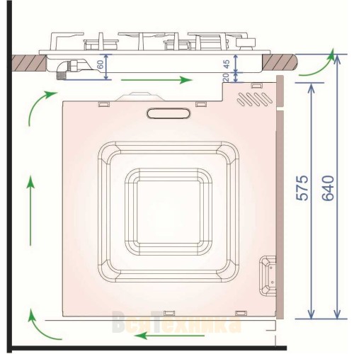 Газовая варочная панель Haier HHX-M64CWB
