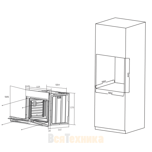 Духовой шкаф Haier HOX-P11HGW