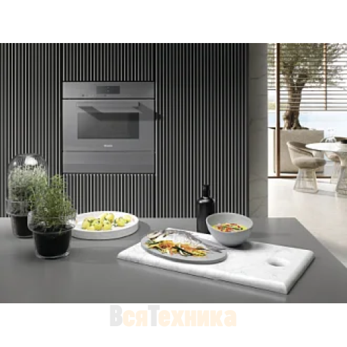 Пароварка с СВЧ Miele DGM7440 GRGR