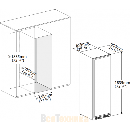 Винный шкаф Temptech Copenhagen CD180SXL