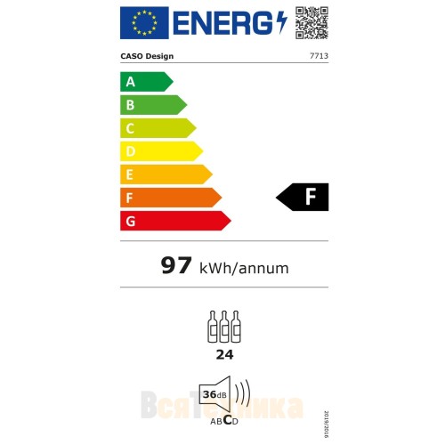 Винный шкаф CASO WineDeluxe WD 24