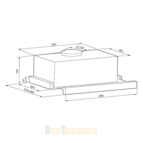 Вытяжка Graude DHF 60.0 EL