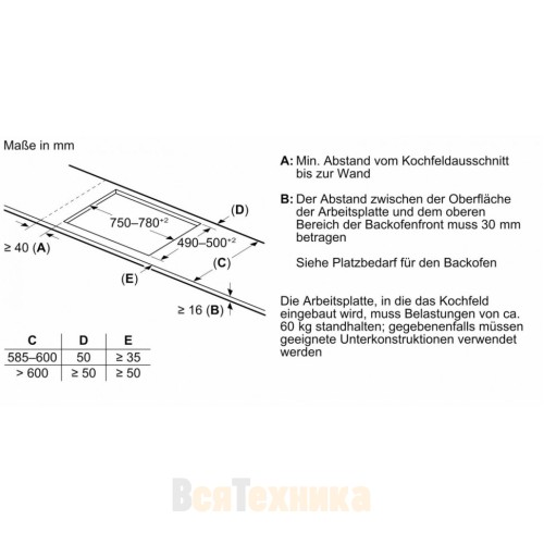 Индукционная варочная панель Neff T58YHV4C0