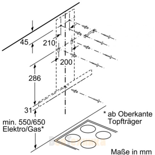 Настенная вытяжка Neff D94BHM1S5