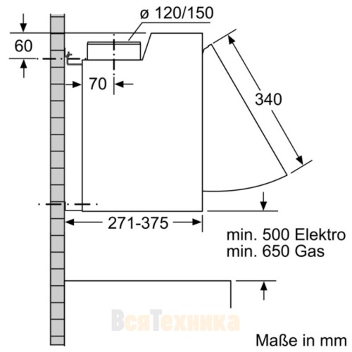 Вытяжка Neff D64MAC1X0