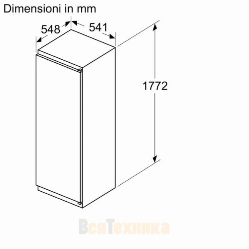 Холодильник Neff KI1811SE0