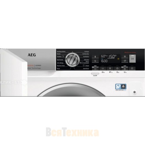 Встраиваемая cтирально-сушильная машина AEG L8WBE68SI