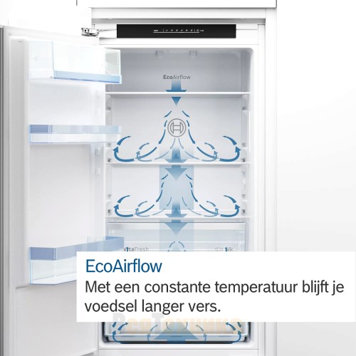 Встраиваемый двухкамерный холодильник Bosch KIN86ADD0