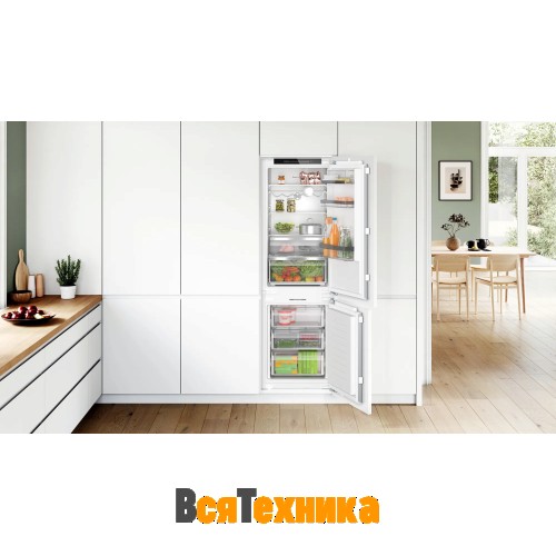 Встраиваемый двухкамерный холодильник Bosch KIN86ADD0