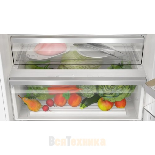 Встраиваемый двухкамерный холодильник Bosch KBN96VFE0