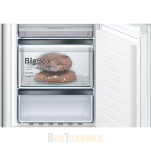 Встраиваемый двухкамерный холодильник Bosch KIS86HDD0