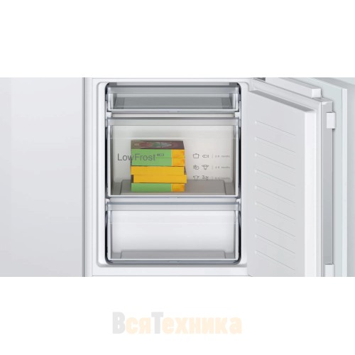 Встраиваемый двухкамерный холодильник Bosch KIV 86 NFF0