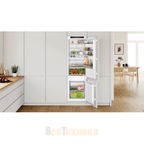 Встраиваемый двухкамерный холодильник Bosch KIV87SFE0