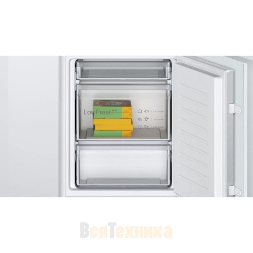Встраиваемый двухкамерный холодильник Bosch KIV 865 SF0