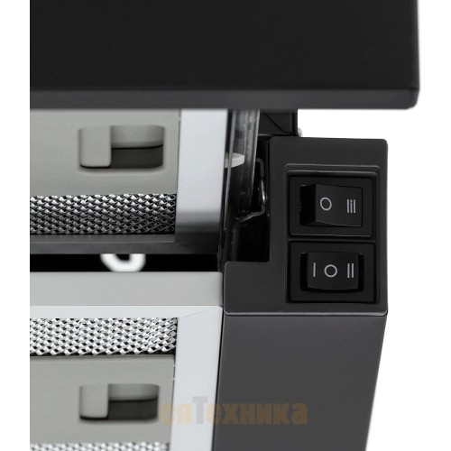 Вытяжка Krona KAMILLA T 600 BLACK (2 мотора)