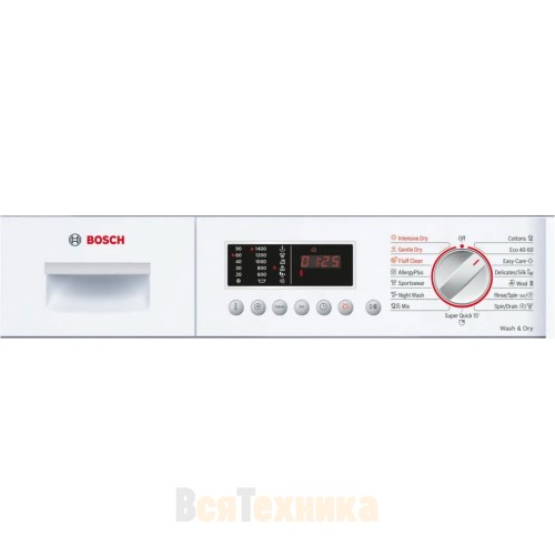 Встраиваемая стирально-сушильная машина Bosch WKD28542EU