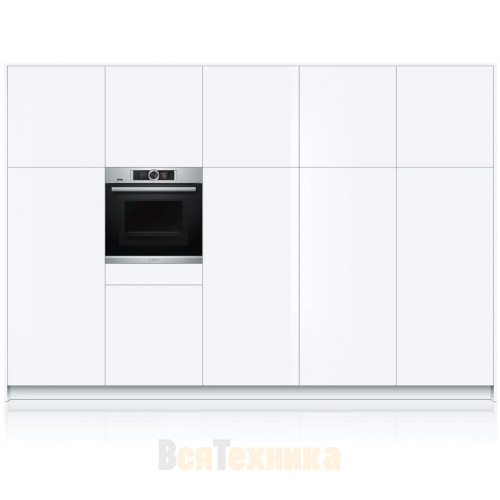 Духовой шкаф с микроволнами и паром Bosch HNG6764S6