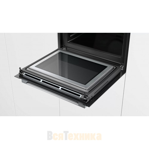 Духовой шкаф с микроволнами и паром Bosch HNG6764B6