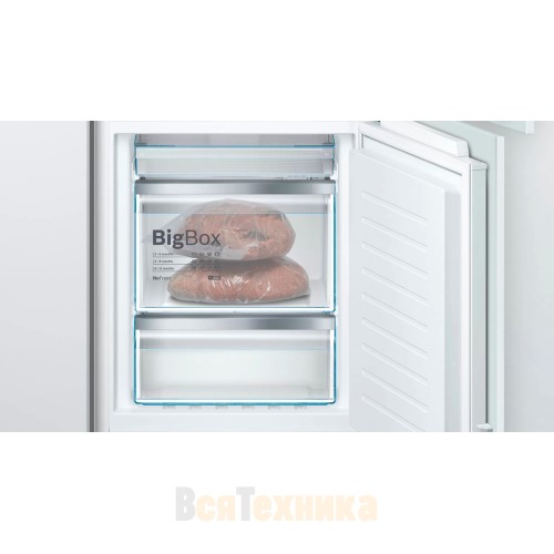 Встраиваемый двухкамерный холодильник Bosch KIN86AFF0