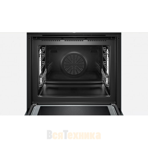 Духовой шкаф с микроволнами и паром Bosch HNG6764B6