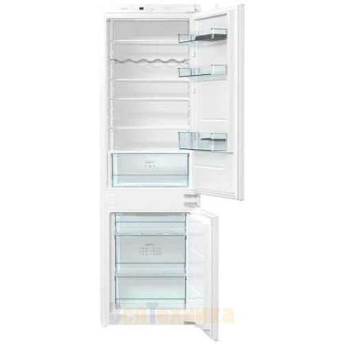 Встраиваемый двухкамерный холодильник Gorenje NRKI 4182 E1