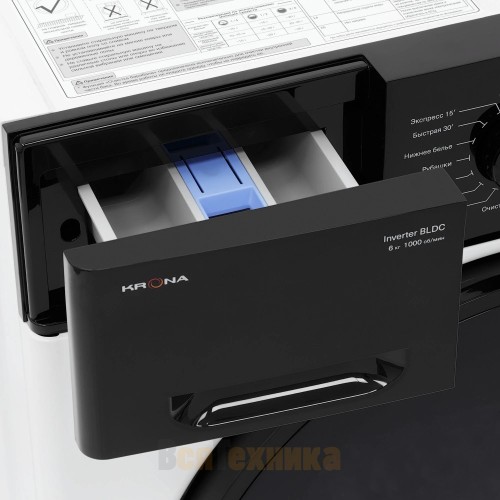Стиральная машина KRONA RHENE WHITE1000 6K WM