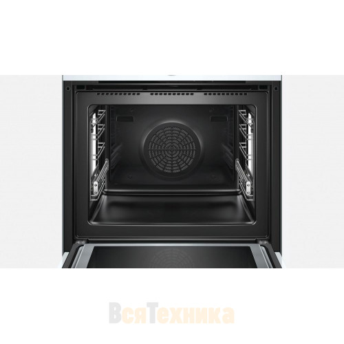 Духовой шкаф с микроволнами и паром Bosch HNG6764W6