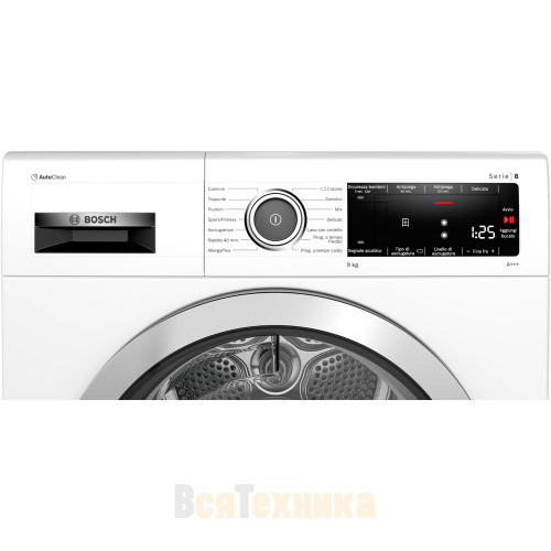 Сушильная машина Bosch WTX87MW9IT