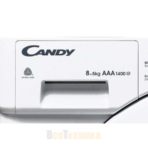Встраиваемая стиральная машина с сушкой Candy CBWD 8514TWH-07