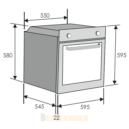 Духовой шкаф Candy FCC614BA/E