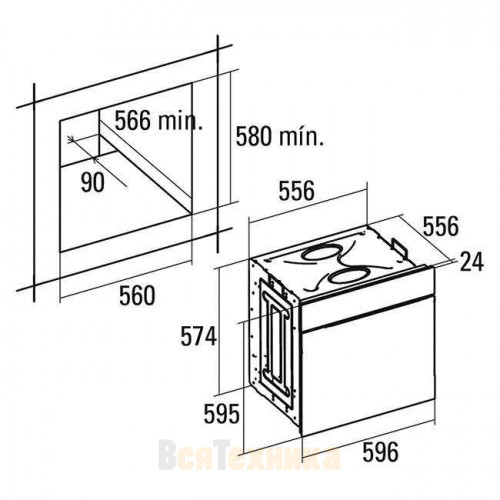 Духовой шкаф Cata MRA 7108 BK