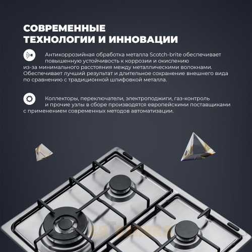 Газовая варочная панель DeLonghi DFI 46 ASDV RUS