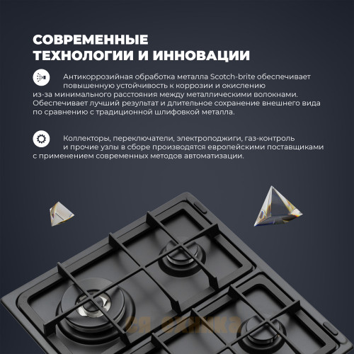 Газовая варочная панель DeLonghi ANF 46 PRO RUS