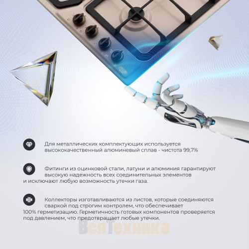 Газовая варочная панель DeLonghi OWF 46 PRO RUS