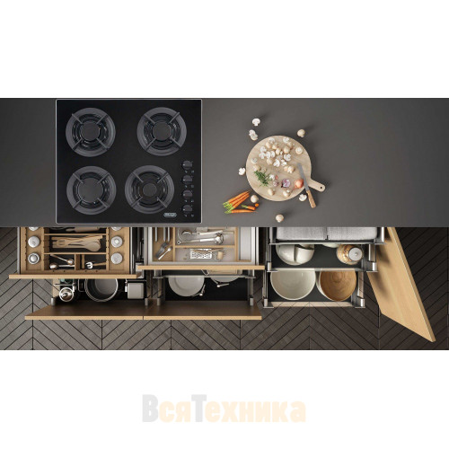 Встраиваемая газовая варочная панель DeLonghi NF 46/1 ASV GU