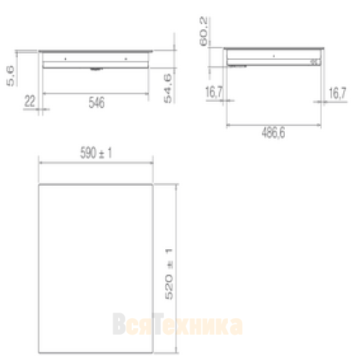 Варочная панель Elica RATIO 603 BL