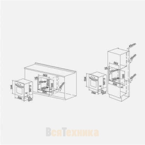 Духовой шкаф Exiteq F82 TIX