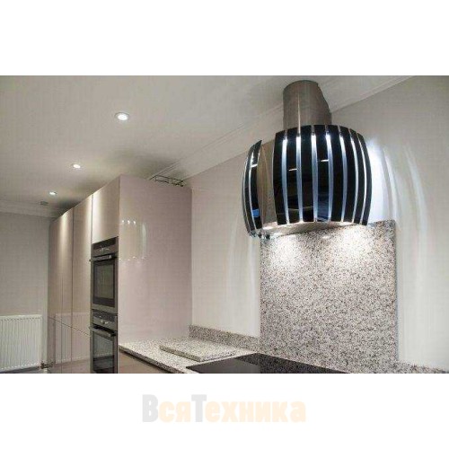 Вытяжка Falmec Design+ PRESTIGE 65 inox vetro nero (800)