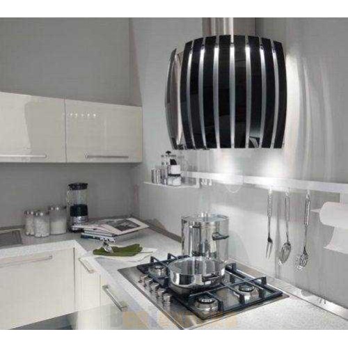 Вытяжка Falmec Design+ PRESTIGE 65 inox vetro nero (800)